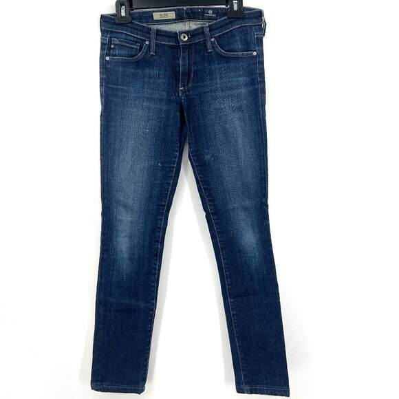 AD Adriano Goldschmied The Stilt Cigarette Leg Dark Wash Jeans Women's 26 - Picture 1 of 9